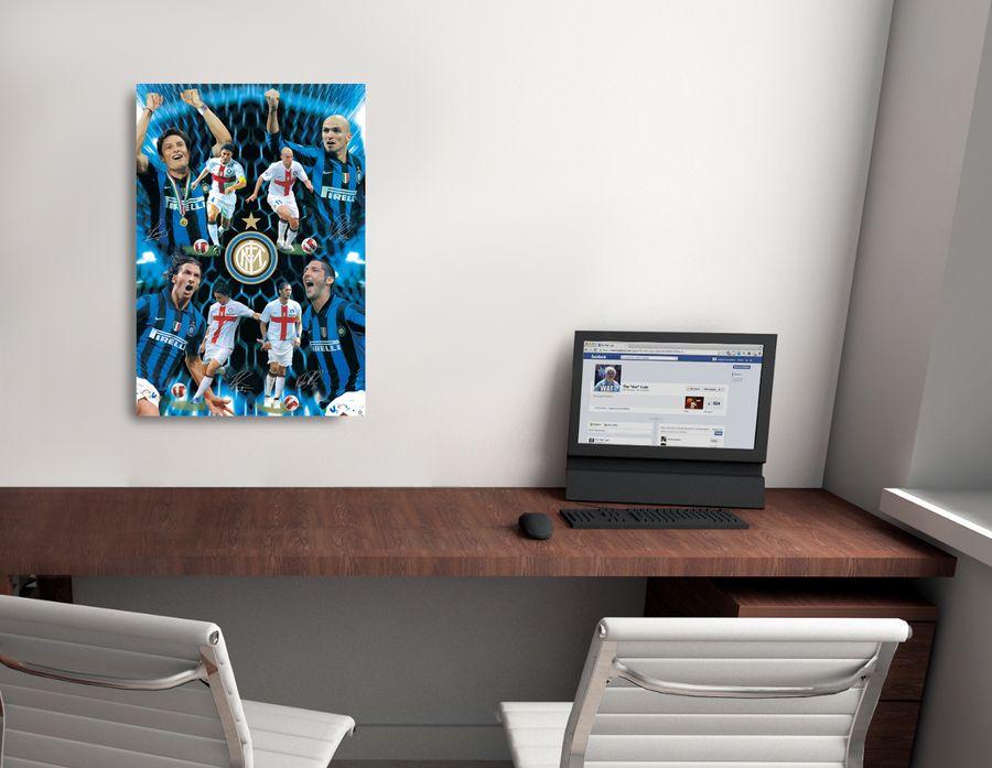 Artopweb Null - Inter Pirelli Decorative MDF Panel (70x100cm)