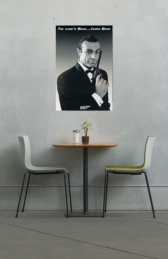 Artopweb Null - James Bond Decorative MDF Panel (60x90cm)