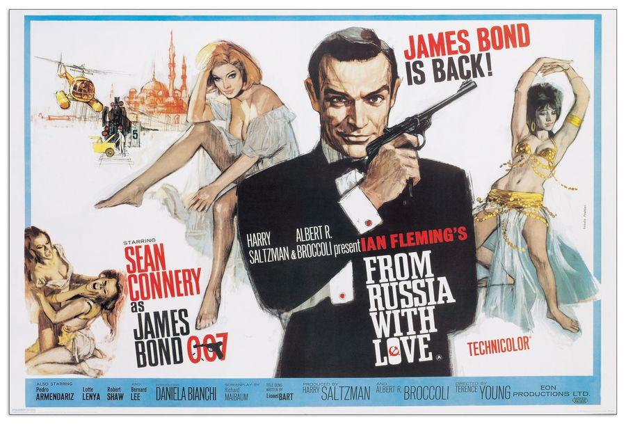 artopweb Null - James Bond From Russia with Love Decorative MDF Panel (60x90cm)