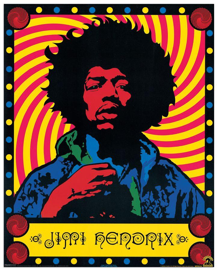 artopweb Null - Jimi Hendrix Decorative MDF Panel (40x50cm)