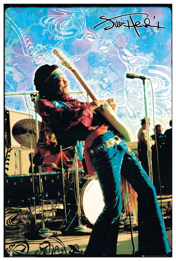 artopweb Null - Jimi Hendrix Decorative MDF Panel (60x90cm)