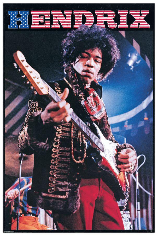 artopweb Null - Jimi Hendrix Decorative MDF Panel (60x90cm)