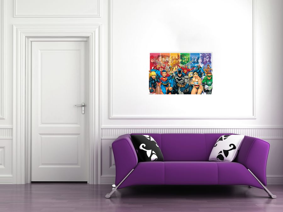 Artopweb Null - Justice League America (Generations) Decorative MDF Panel (90x60cm)