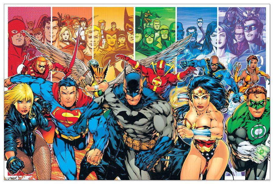 artopweb Null - Justice League America (Generations) Decorative MDF Panel (90x60cm)