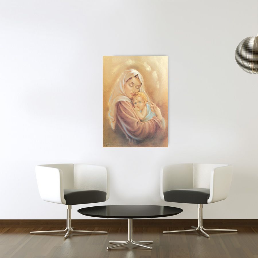 Artopweb Null - Madonna Con Bambino Decorative MDF Panel (50x70cm)