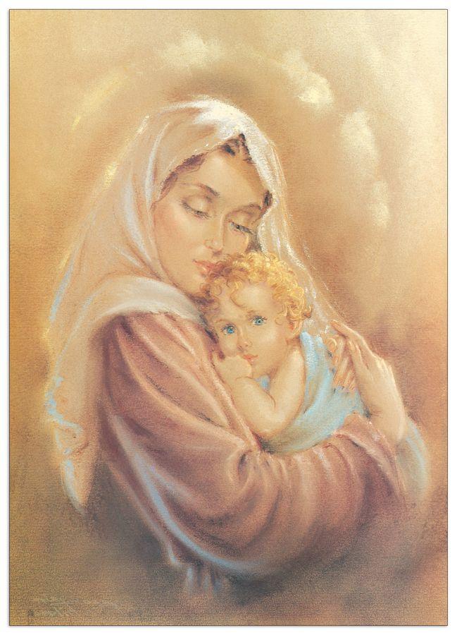 artopweb Null - Madonna Con Bambino Decorative MDF Panel (50x70cm)