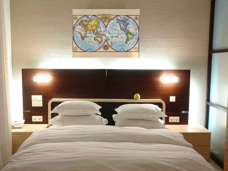 Artopweb Null - Mappamondo Decorative MDF Panel (100x72cm)