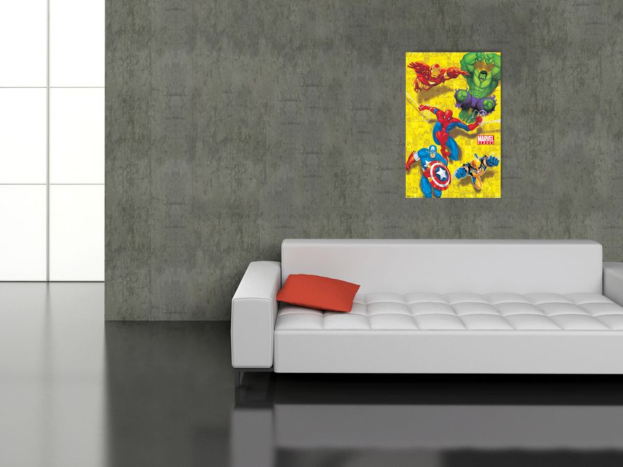 Artopweb Null - Marvel Heroes Decorative MDF Panel (56x86cm)