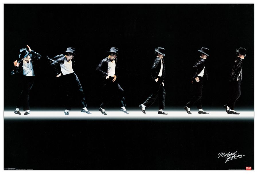 artopweb Null - Michael Jackson Moonwalk Decorative MDF Panel (90x60cm)