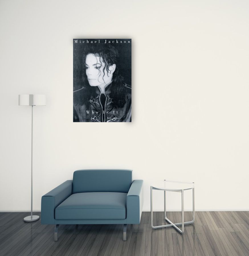 Artopweb Null - Michael Jackson Who Is It? Decorative MDF Panel (57x81cm)