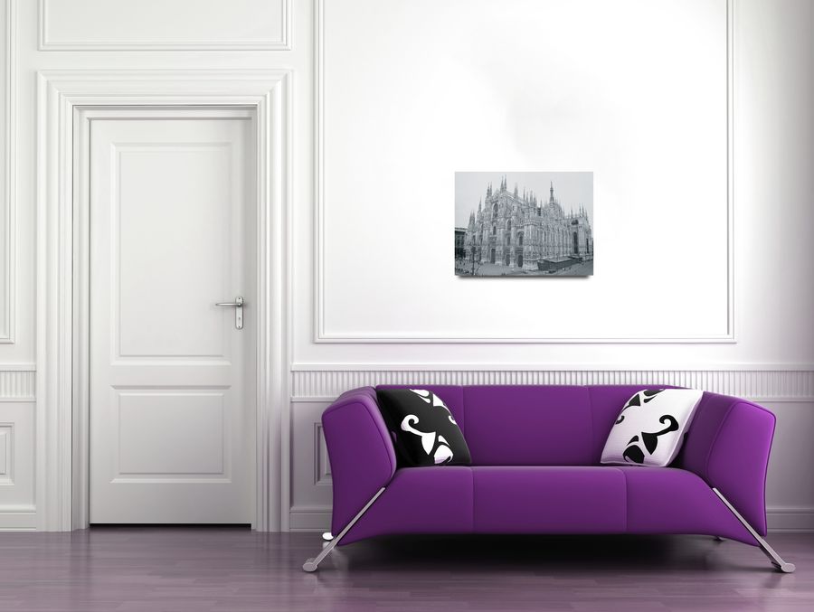 Artopweb Null - Milano Duomo (Anni '60) Decorative MDF Panel (80x60cm)