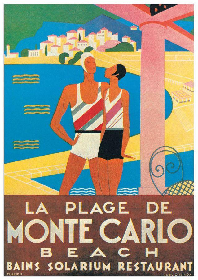 artopweb Null - Montecarlo (La Plage) Decorative MDF Panel (48x68cm)
