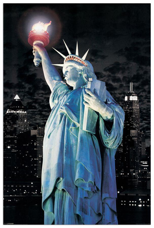 artopweb Null - New York Statue of Liberty Decorative MDF Panel (60x90cm)