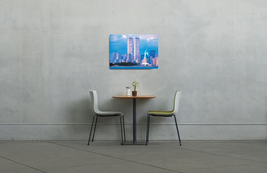 Artopweb Null - New York Twin Towers Decorative MDF Panel (90x64cm)