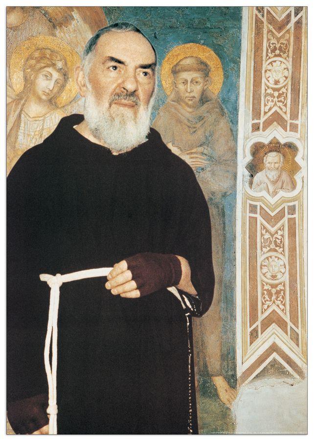 artopweb Null - Padre Pio Da Pietralcina Decorative MDF Panel (50x70cm)
