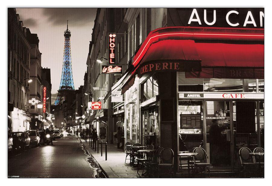 artopweb Null - Paris Creperie Decorative MDF Panel (90x60cm)
