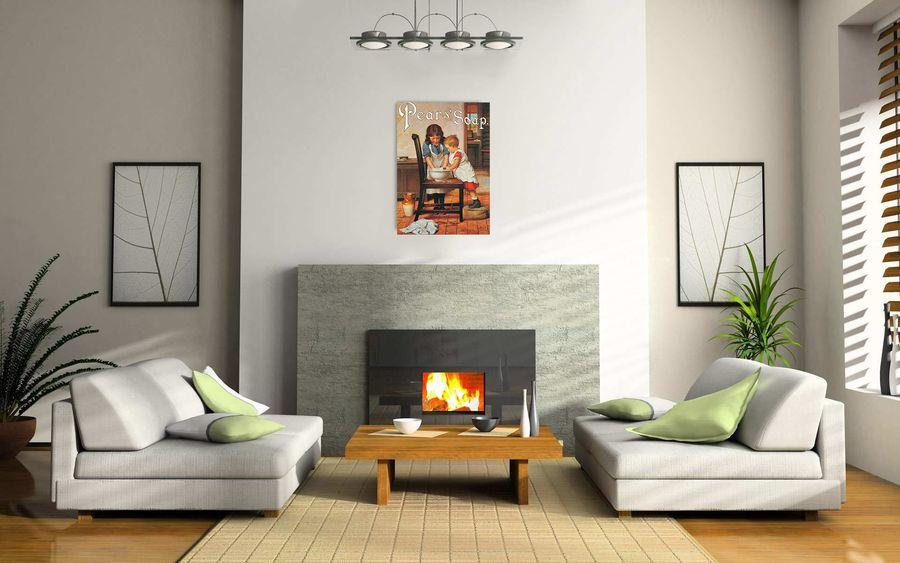 Artopweb Null - Pears Soap Decorative MDF Panel (48x68cm)