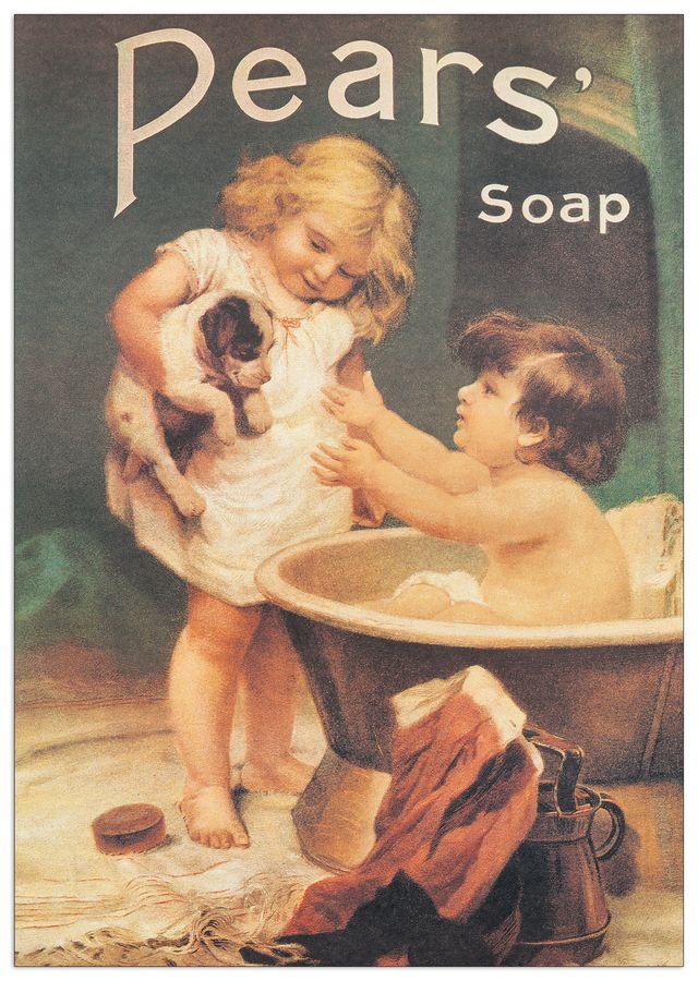 artopweb Null - Pears Soap Decorative MDF Panel (48x68cm)