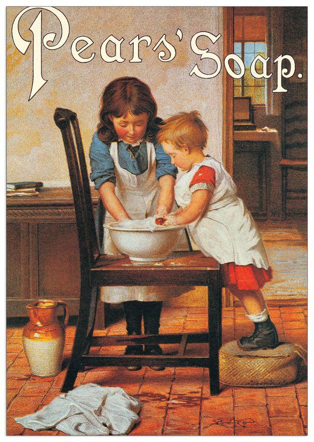 artopweb Null - Pears Soap Decorative MDF Panel (48x68cm)