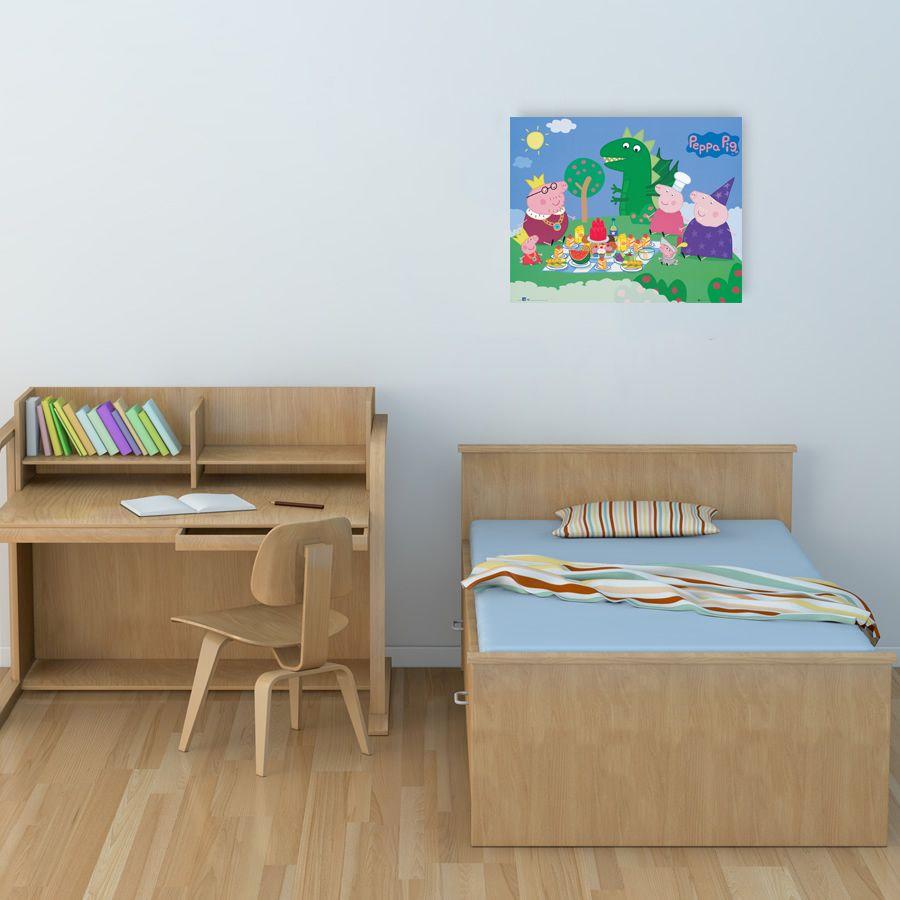 Artopweb Null - Peppa Pig Picnic Decorative MDF Panel (50x40cm)