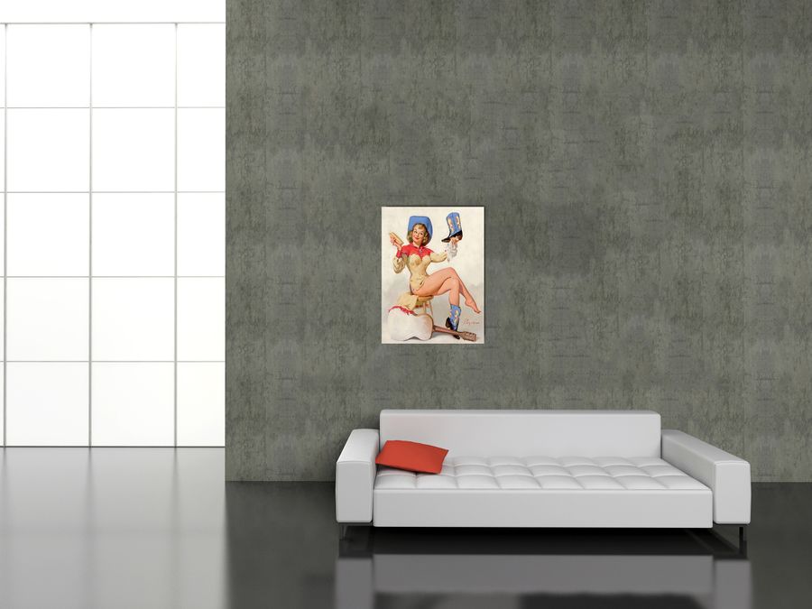 Artopweb Null - Pin Up Guitar Decorative MDF Panel (60x80cm)