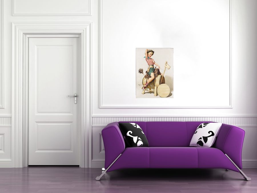 Artopweb Null - Pin Up Horse Decorative MDF Panel (60x80cm)