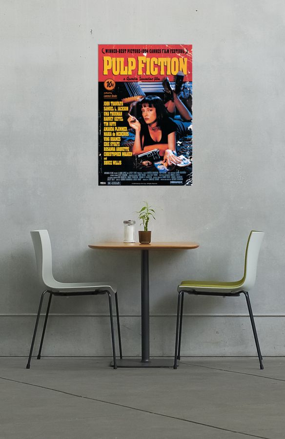 Artopweb Null - Pulp Fiction Decorative MDF Panel (61x91cm)