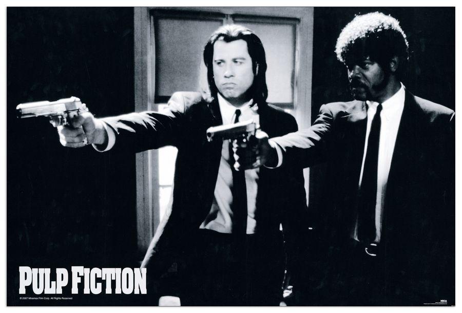 artopweb Null - Pulp Fiction Decorative MDF Panel (90x60cm)