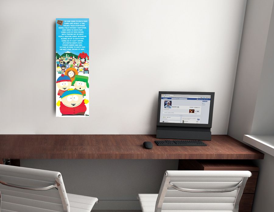Artopweb Null - South Park Decorative MDF Panel (53x158cm)