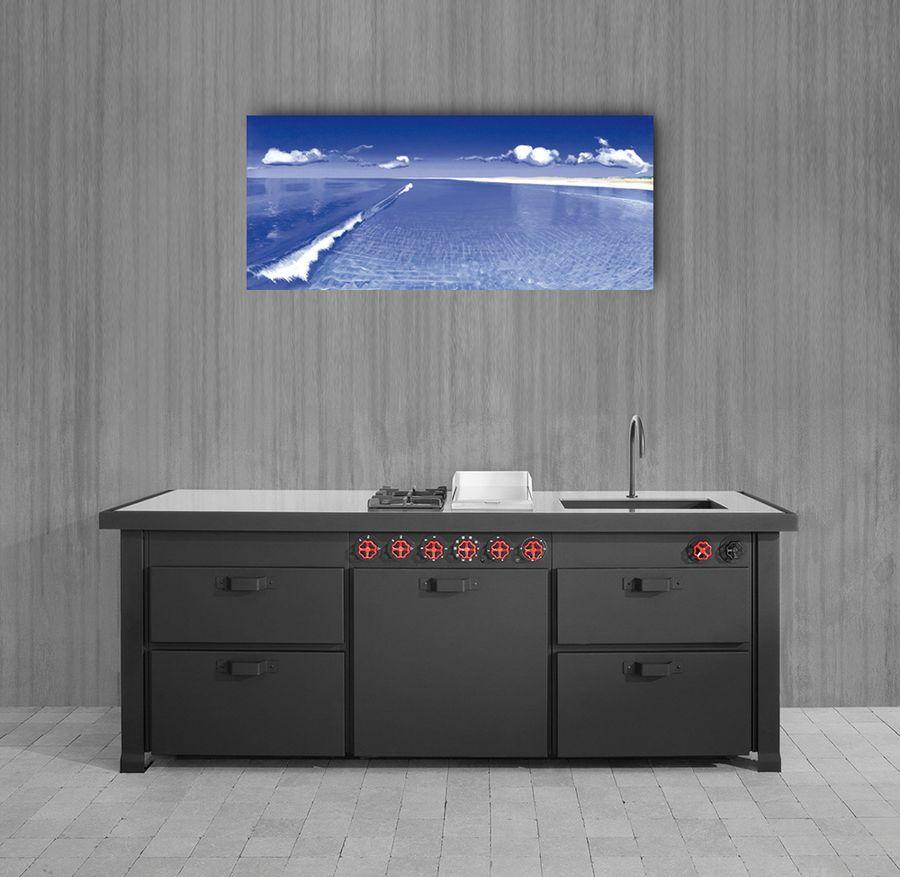 Artopweb Null - Spiaggia Caraibica Decorative MDF Panel (160x68cm)