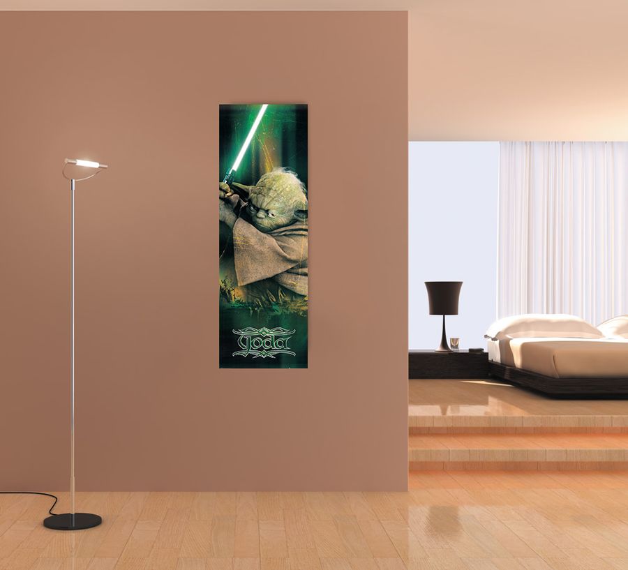 Artopweb Null - Star Wars Yoda Decorative MDF Panel (53x158cm)
