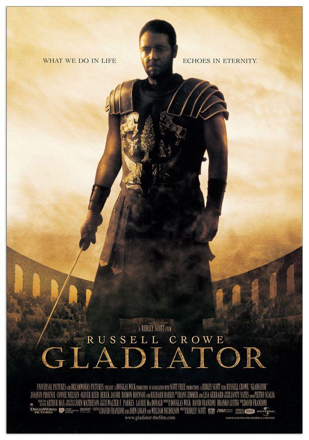 artopweb Null - The Gladiator Decorative MDF Panel (70x100cm)