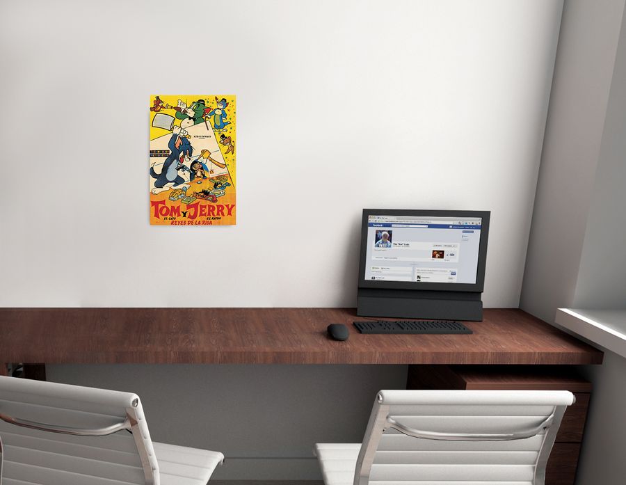 Artopweb Null - Tom And Jerry Decorative MDF Panel (26x40cm)