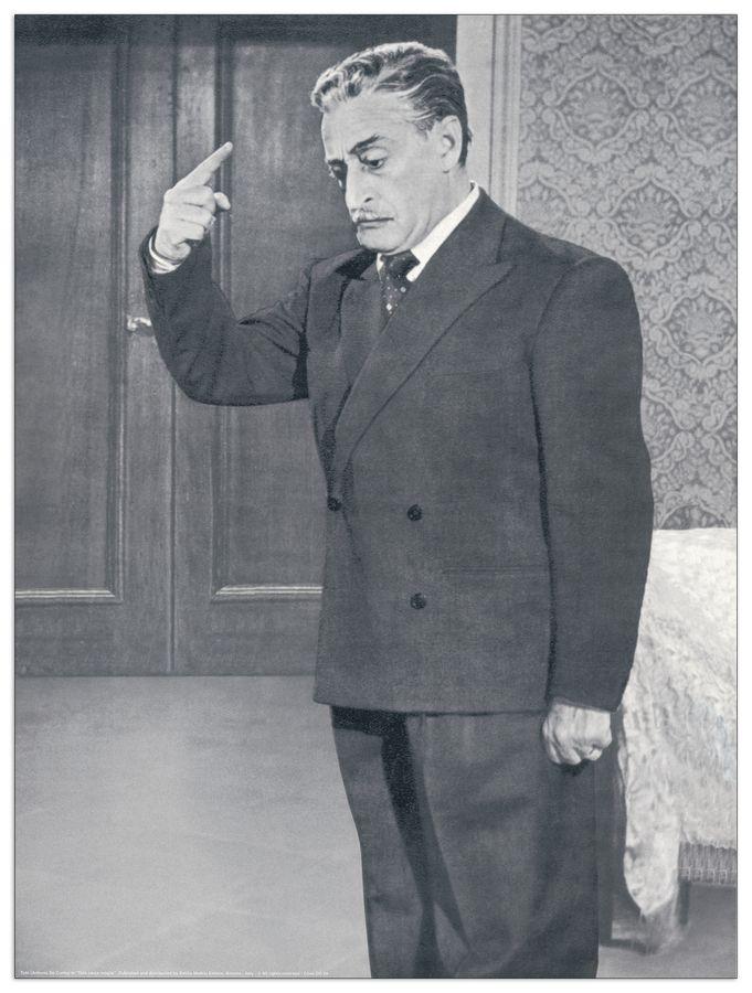 artopweb Null - Totò - Antonio De Curtis Decorative MDF Panel (60x80cm)