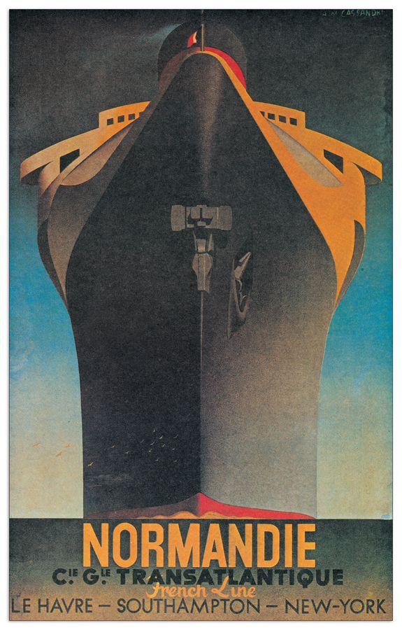 artopweb Null - Transatlantique Decorative MDF Panel (42x67cm)