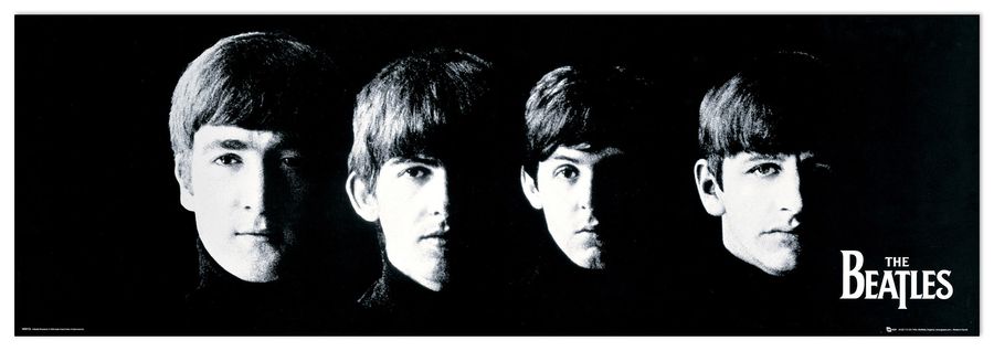 artopweb Null - With the Beatles Decorative MDF Panel (90x30cm)