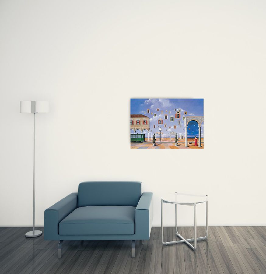 Artopweb Olbinski - Radical Transformation Of Symbols 2002 Decorative MDF Panel (77x52cm)