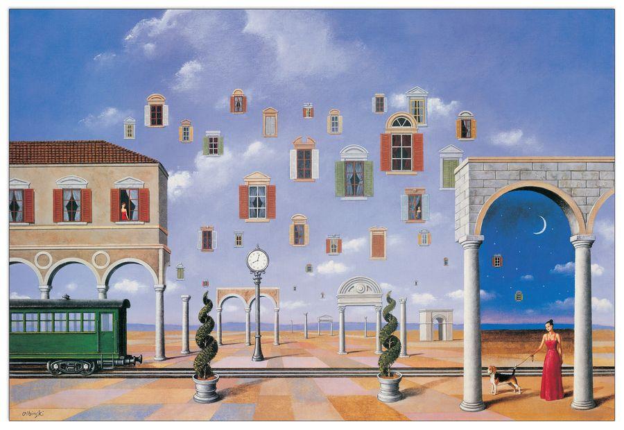 artopweb Olbinski - Radical Transformation Of Symbols 2002 Decorative MDF Panel (77x52cm)