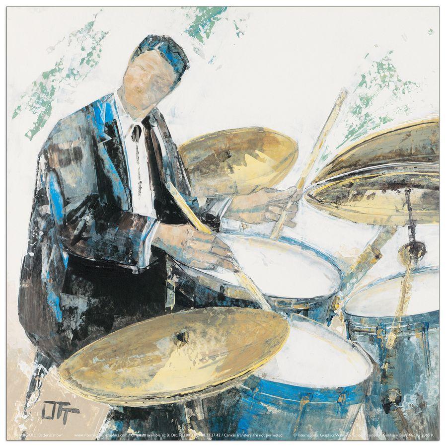 artopweb Ott - Batterie Show Decorative MDF Panel (30x30cm)