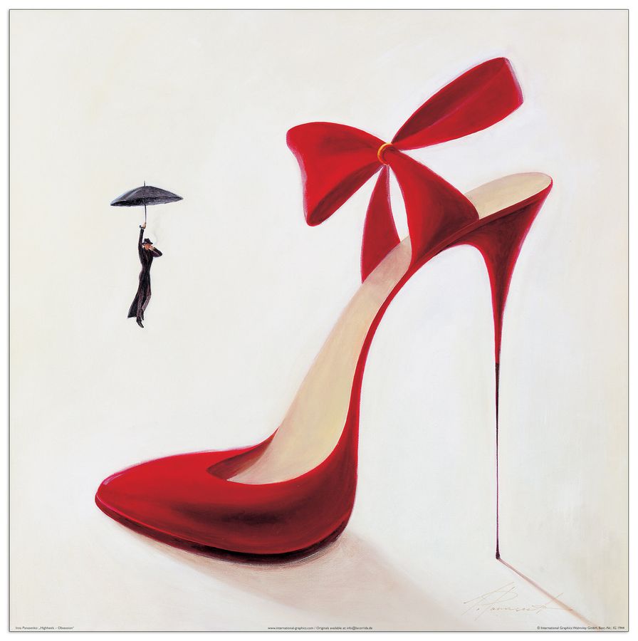 artopweb Panasenko - Highheels - Obsession Decorative MDF Panel (50x50cm)