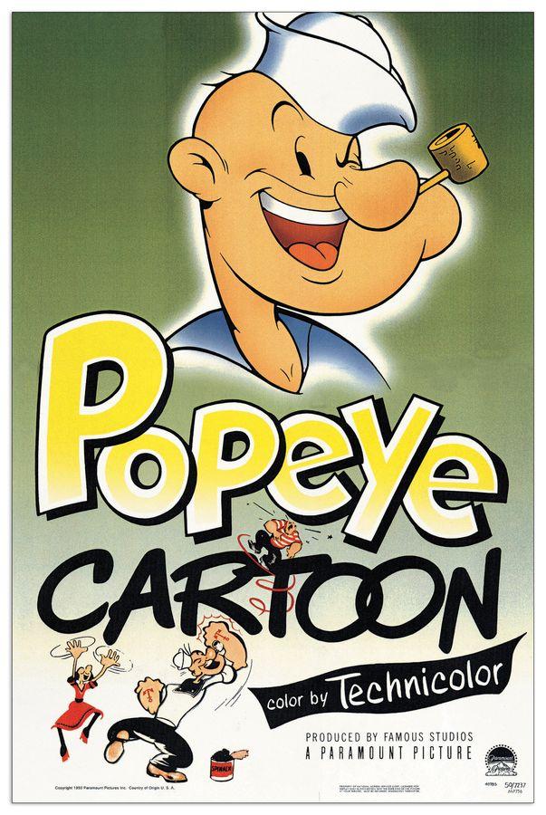 artopweb Paramount - Popeye Decorative MDF Panel (67x100cm)