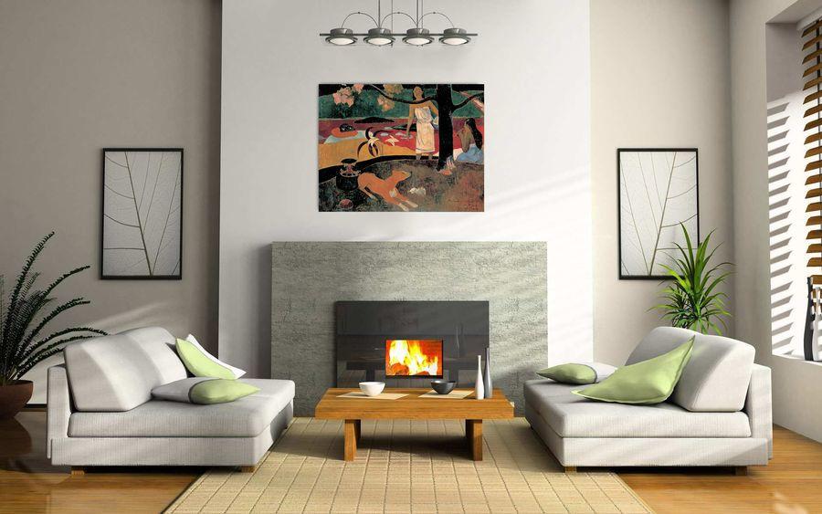 Artopweb Pastorales Tahitiennes - PASTORALES TAHITIENNES Decorative MDF Panel (100x77cm)