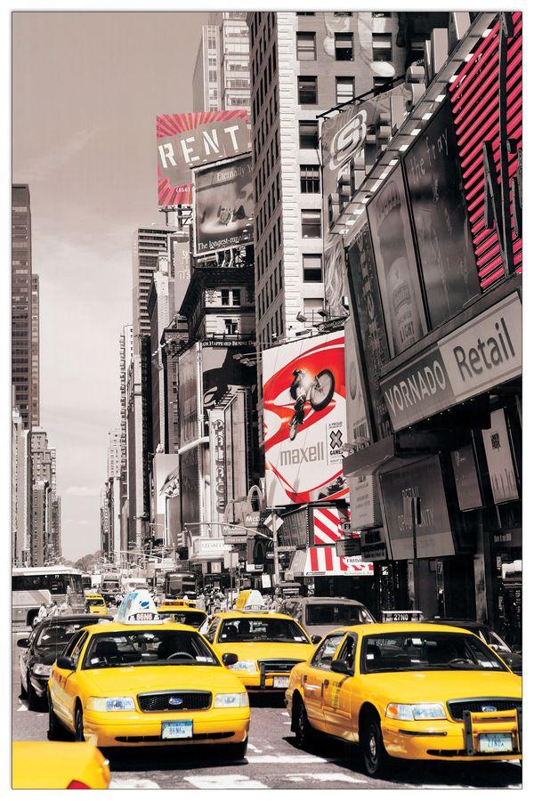 artopweb Photography Collection - Times Square Decorative MDF Panel (115x175cm)