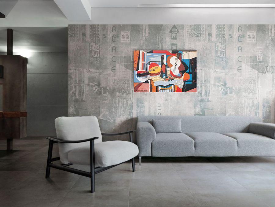 Artopweb Picasso - Mandolino E Chitarra 1924 Decorative MDF Panel (90x60cm)