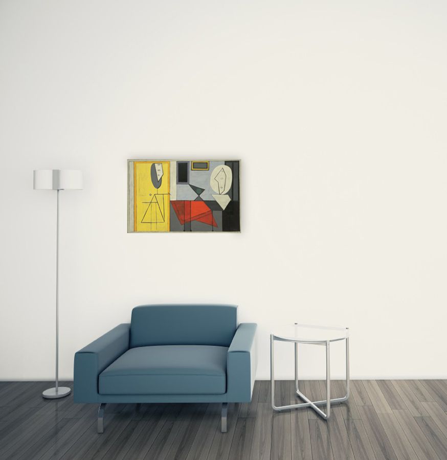Artopweb Picasso - The Studio Decorative MDF Panel (80x51cm)