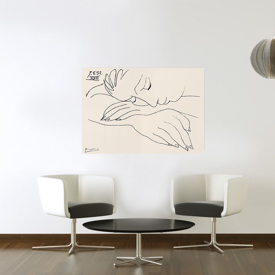 Artopweb Picasso - War And Peace Decorative MDF Panel (123x91cm)