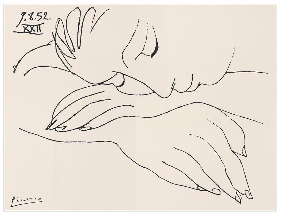 artopweb Picasso - War And Peace Decorative MDF Panel (123x91cm)