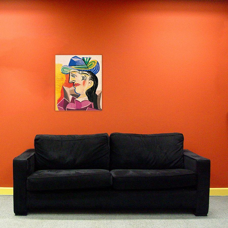Artopweb Picasso - Woman With A Blue Hat Decorative MDF Panel (60x80cm)