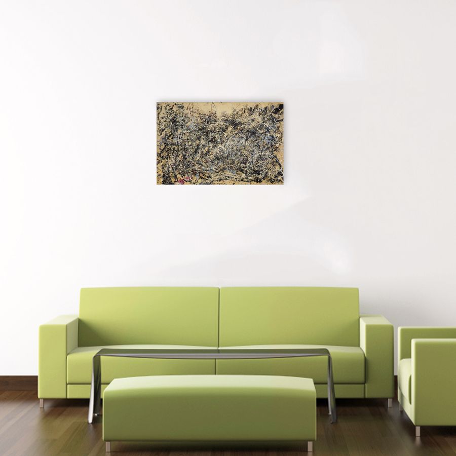 Artopweb Pollock - Number 1a 1948 Decorative MDF Panel (80x52cm)