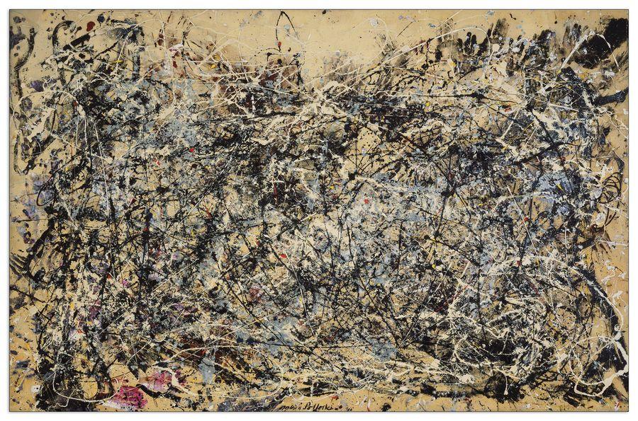 artopweb Pollock - Number 1a 1948 Decorative MDF Panel (80x52cm)